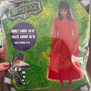 Beetlejuice Red Costume Dress